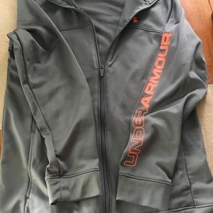 Youth (boys) zip up UA YXL, worn only 2times